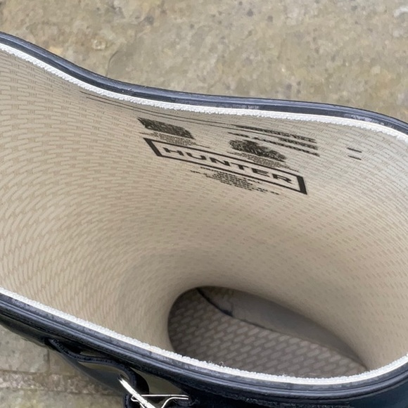 Hunter original tall boots in matte black - Picture 4 of 8